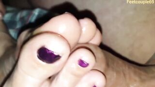 TURF JOB FROM MY FIANCE, LONG BOOBS SQUIRT MILK ON DICK AND LONG