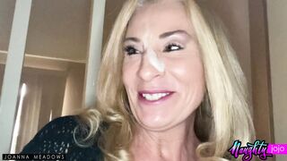 Cumwalk cougar Joanna Meadows Stops by for a Quick Cumwhore Fix -