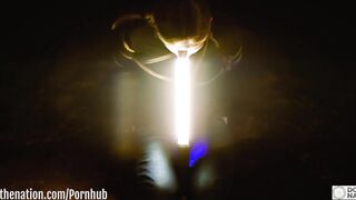 Gagging on the Light (Rimjob, Face Fucking, and BONDAGE Public into the