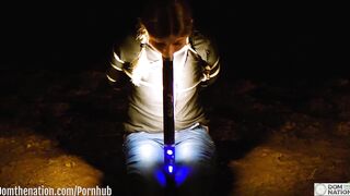 Gagging on the Light (Rimjob, Face Fucking, and BONDAGE Public into the