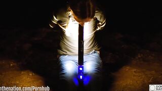 Gagging on the Light (Rimjob, Face Fucking, and BONDAGE Public into the