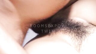 eastern Dark Haired Groaning on her Twat