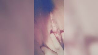 Needy Bimbo Massage her Chubby Soak Twat