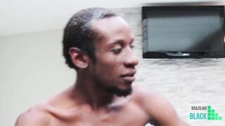 Older woman calls african plumber to fix bathtub, and ends