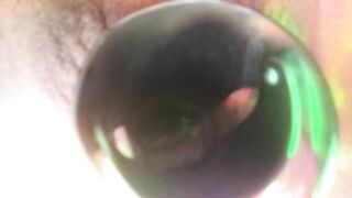Rainbow Light Anal Glow Plug and Medical Speculum Natural Bushy Snatch Play
