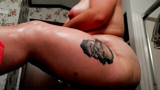 BBW Ms.cittty Covered inside Baby Oil