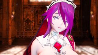 Mmd Genshin Impact Rosaria Full of Milk Sexsual 3d Animated