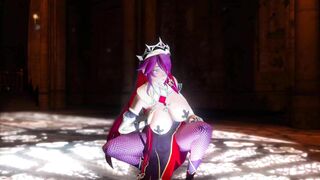 Mmd Genshin Impact Rosaria Full of Milk Sexsual 3d Animated