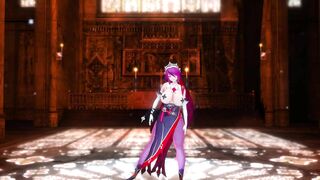 Mmd Genshin Impact Rosaria Full of Milk Sexsual 3d Animated