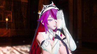 Mmd Genshin Impact Rosaria Full of Milk Sexsual 3d Animated