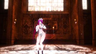 Mmd Genshin Impact Rosaria Huge Boobs Hottie Lady 3d Animated beauty and