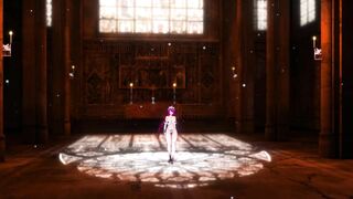 Mmd Genshin Impact Rosaria Huge Boobs Hottie Lady 3d Animated beauty and