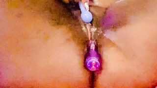 Using 2 Sex Toys for Double Penetration and a Toy all at once