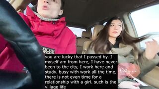 SPY CAMERA Real russian head inside vehicle with conversations