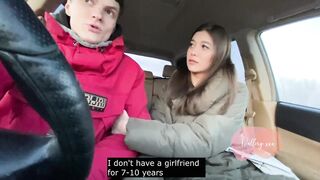 SPY CAMERA Real russian head inside vehicle with conversations
