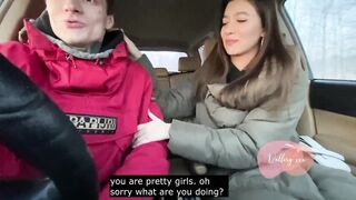 SPY CAMERA Real russian head inside vehicle with conversations