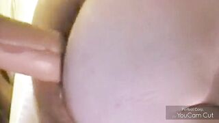Long Fake-Dick Toy Banged!