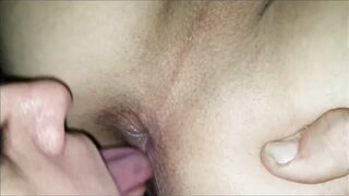 Close up point of view Asslicking by Hungry mom Cleo Digging inside Booty with