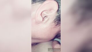 Deep Tongue Rim Job for my Man's Yummy Booty point of view
