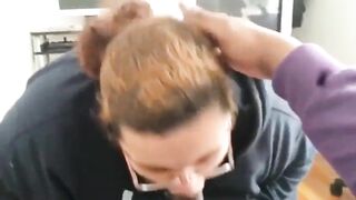 Feeding pof Bbw thot three days worth of man gravy