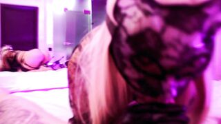 Bdsm Blonde Eva Pvc Suck Huge Freaky Penis Kink German mom Cat