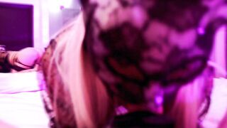 Bdsm Blonde Eva Pvc Suck Huge Freaky Penis Kink German mom Cat