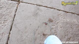CarneDelMercado - Yamile Duran Crazy Hispanic Colombiana Picked up and Nailed Rough