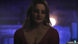 Chubby blonde barely legal Eliza Eves pounded roughly into a dark