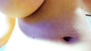 sexy Soak Dark Hair Myla_Angel's Huge Soak Naughty Performance inside Stockings. Jugs! Nipples!