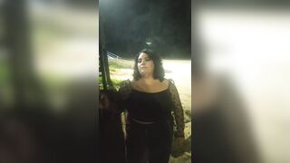 BBW, bimbos into the Beach, Smoker BIMBOS, Bdsm, Outside