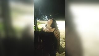 BBW, bimbos into the Beach, Smoker BIMBOS, Bdsm, Outside