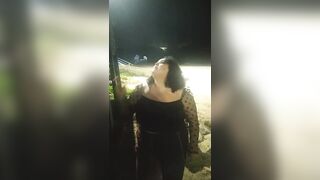BBW, bimbos into the Beach, Smoker BIMBOS, Bdsm, Outside