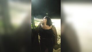 BBW, bimbos into the Beach, Smoker BIMBOS, Bdsm, Outside