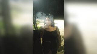 BBW, bimbos into the Beach, Smoker BIMBOS, Bdsm, Outside
