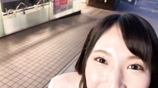 Natural Huge Breasts Japanese hot Enako. She ride on long