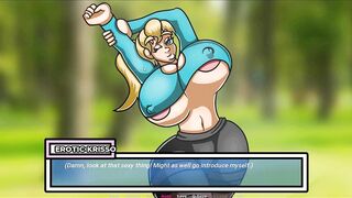MilfPursuit-Long BREASTS Blone at the Park