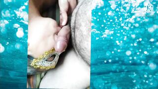 Eating Dick and Cum while I Banged! myself with the Toy ...
