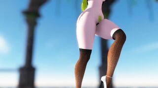Mmd Mortal Enemy of Mario become Voluptuous Skank for Anal Fucker Bowsette