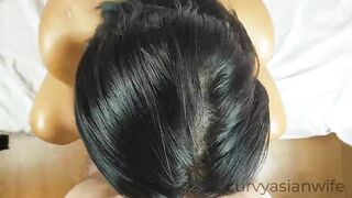 Closeup fucking oriental vagina and cum