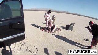Leya the Viking takes a gold trophy up her butt