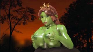 Shrek - Princess Fiona creampied by Orc - 3D Porn