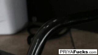 Big Titted Priya Rai pleases herself and squirts all over