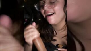 Tries a Long Dick into her Tight Twat