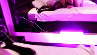 Long Turned On Cock Screwed Bdsm mom Eva Rubber Minet Soak Cunt Leather