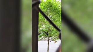 JusAgirl - EXHIBITIONIST Caught by Security Guard Masturbating on Vehicle inside Parking