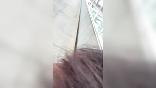 JusAgirl - EXHIBITIONIST Caught by Security Guard Masturbating on Vehicle inside Parking