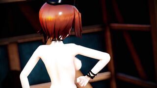 Mmd Ugly Lady trying Rough to be Fucked Long Cock into the