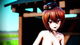 Mmd Ugly Lady trying Rough to be Fucked Long Cock into the