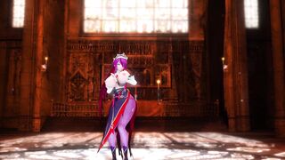 Mmd Genshin Impact Rosaria Long Titted and Hottie and Hot with Wonderful