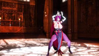 Mmd Genshin Impact Rosaria Long Titted and Hottie and Hot with Wonderful